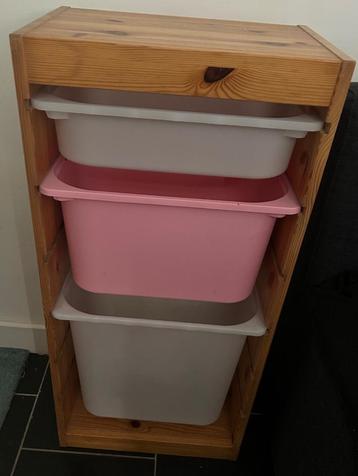 Grenen Trofast IKEA kast met bakken kast nr 3  beschikbaar voor biedingen