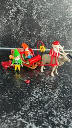 Playmobil kerstman met arreslee, Ophalen of Verzenden, Gebruikt