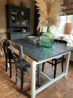 Landelijke eettafel, Huis en Inrichting, Ophalen, 50 tot 100 cm, Zo goed als nieuw, 150 tot 200 cm