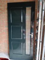 Northgo hardhouten voordeur, Doe-het-zelf en Verbouw, Deuren en Horren, Ophalen, Gebruikt, Buitendeur, 200 tot 215 cm