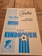 EINDHOVEN - FC DEN BOSCH , PROGRAMMABOEKJE, Ophalen of Verzenden, Overige binnenlandse clubs, Poster, Plaatje of Sticker