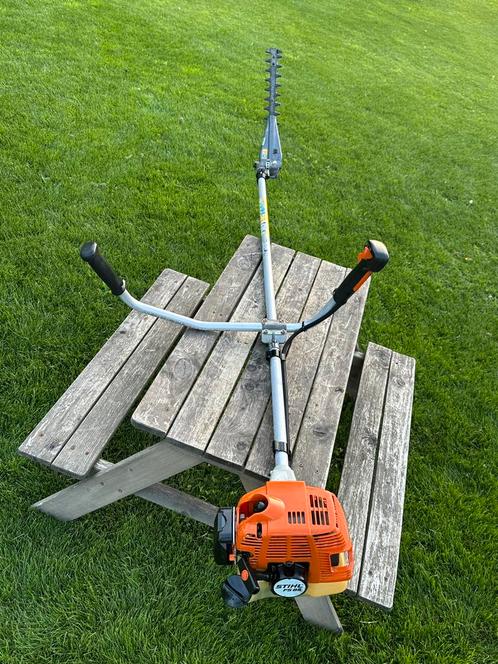 ‼️ Stihl fs85 met heggenschaarkop ‼️, Tuin en Terras, Hand-tuingereedschap, Zo goed als nieuw, Overige soorten, Ophalen