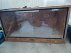 Terrarium reptiel 80 x 40, Ophalen, Gebruikt, Terrarium of Paludarium