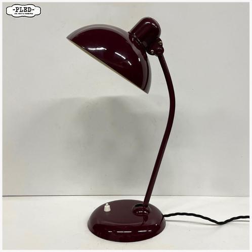Kaiser iDell bureaulamp 6556, bordeaux rood, Bauhaus, Huis en Inrichting, Lampen | Tafellampen, Gebruikt, Minder dan 50 cm, Metaal