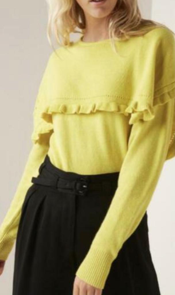 See by Chloe ORGINEEL trui alpaca wol nieuw maat M, Kleding | Dames, Truien en Vesten, Nieuw, Maat 38/40 (M), Geel, Ophalen of Verzenden