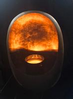 Mooie grote ei kandelaar goud, eyecatcher!, Ophalen of Verzenden, Zo goed als nieuw, Metaal, 50 tot 75 cm