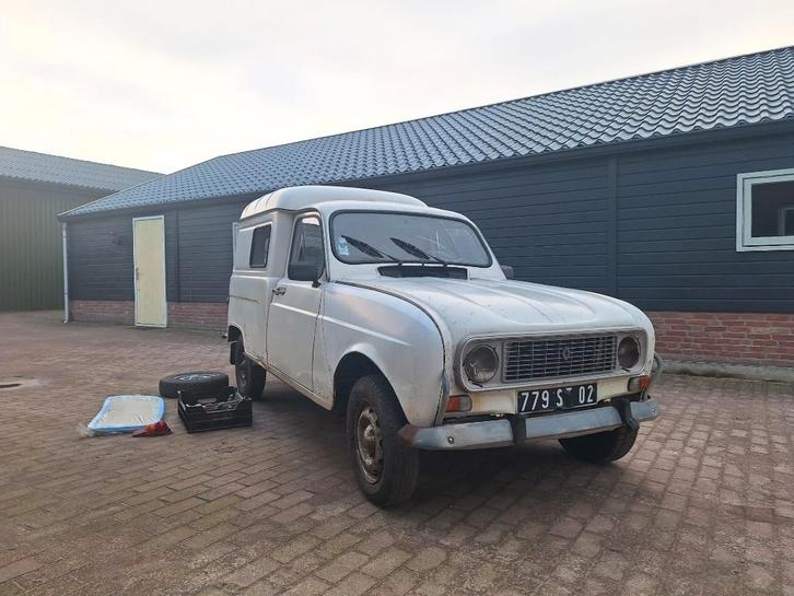 Renault 4 L Fourgon 1987 oldtimer bestel bus gratis bezorgd, Auto's, Oldtimers, Particulier, Renault, Benzine, Overige carrosserieën