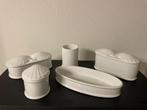 toilettafel set wit porselein, Ophalen