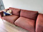 Comfortabele rode Ikea bank, Gebruikt, Stof, 75 tot 100 cm, Ophalen