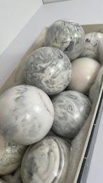 Carrara marmer look decoratie bollen set grijs wit bal, Huis en Inrichting, Woonaccessoires | Overige, Ophalen of Verzenden, Design