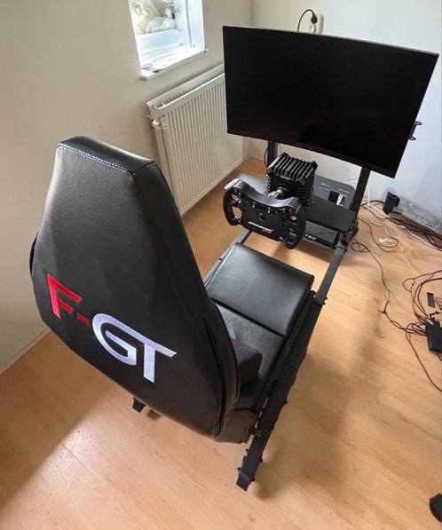 Complete race setup Next Level racing Fanatec MSI, Spelcomputers en Games, Spelcomputers | Overige Accessoires, Zo goed als nieuw