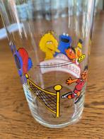 Glas "Sesamstraat" 'Tennis' Nieuw, Ophalen of Verzenden, Nieuw, Bierglas