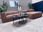ZGAN WOOOD Bean Hoekbank / Loungebank - Cognac -302 x 175, Huis en Inrichting, Banken | Bankstellen, Ophalen, -, -, Hoekbank