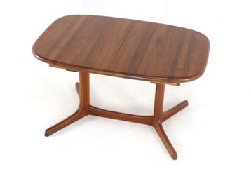 Dyrlund ovalen verlengbare eettafel Deens teak vintage massi beschikbaar voor biedingen