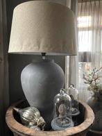 Grote Kruiklamp Tafellamp, Ophalen, 50 tot 75 cm, Stof, Landelijk