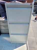 2 Metalen Ladekasten - 3 Lades, Huis en Inrichting, Kasten | Ladekasten, Ophalen, Minder dan 50 cm, Gebruikt, 100 tot 150 cm