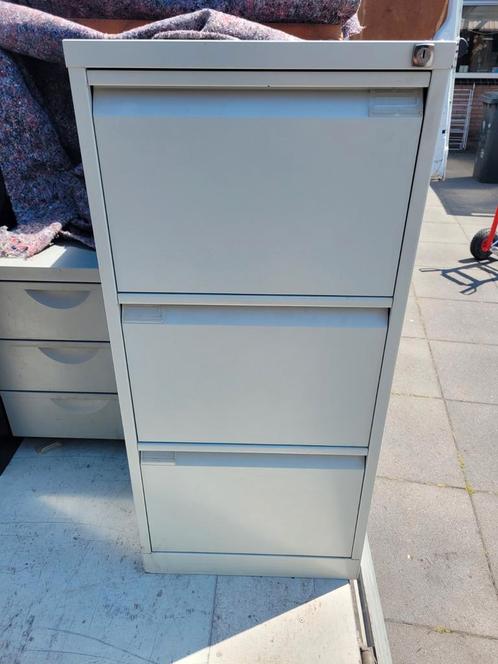 Metalen Ladekasten - 3 Lades, Huis en Inrichting, Kasten | Ladekasten, Gebruikt, 100 tot 150 cm, Minder dan 50 cm, 50 tot 75 cm