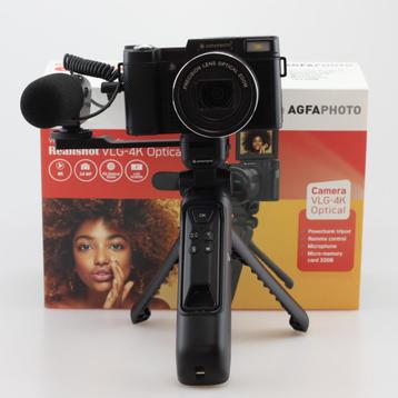 AgfaPhoto VLG-4K Zwart Vlog Camera Defect Geen Garantie lees beschikbaar voor biedingen