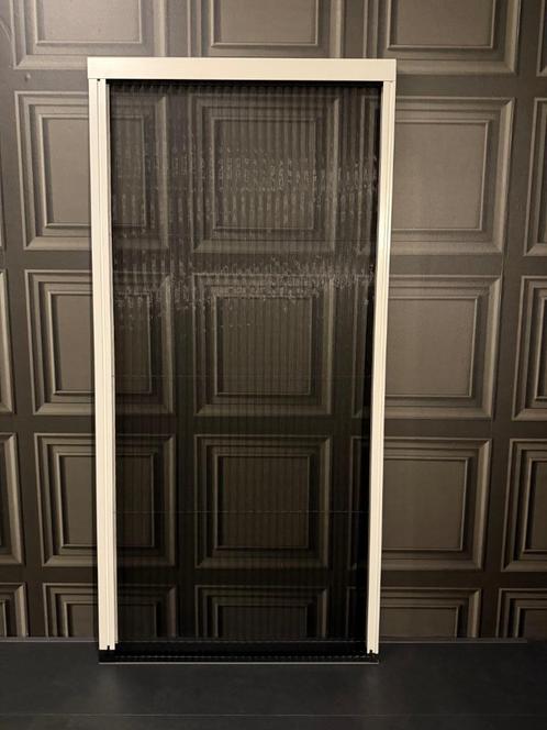Plisséhor RAL9010 Wit, Doe-het-zelf en Verbouw, Deuren en Horren, Zo goed als nieuw, Hordeur, 200 tot 215 cm, 80 tot 100 cm, Ophalen