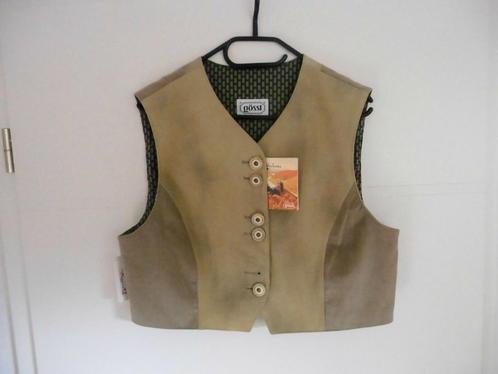 Gössl Wenen hertenleren gilet met echt hoornen knopen, mt 42, Kleding | Dames, Bodywarmers, Zo goed als nieuw, Maat 42/44 (L)