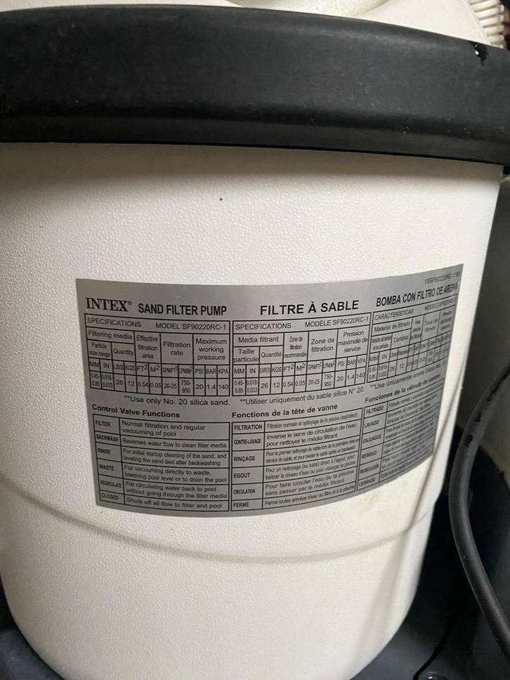 Zandfilterpomp met zoutwatersysteem - weinig gebruikt!, Tuin en Terras, Zwembad-toebehoren, Gebruikt, Zwembadpomp, Ophalen of Verzenden