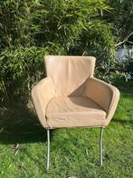 Leren stoel 60x60x50cm, Ophalen