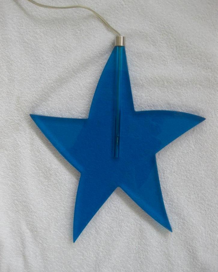 IKEA kerstster Glänsa blauw, vintage, zgan Kerst, Diversen, Kerst, Ophalen of Verzenden