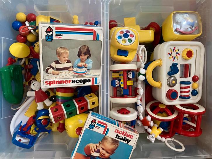 Heel veel vintage Ambi Toys speelgoed Ambitoys, Kinderen en Baby's, Speelgoed | Babyspeelgoed, Gebruikt, Overige typen, Ophalen