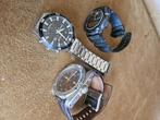 1 horloge, Staal, Staal, Polshorloge, Zo goed als nieuw