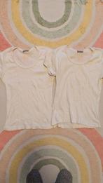 2 Witte Rocky T-shirts Maat S, Ophalen, Wit, Korte mouw, Maat 34 (XS) of kleiner