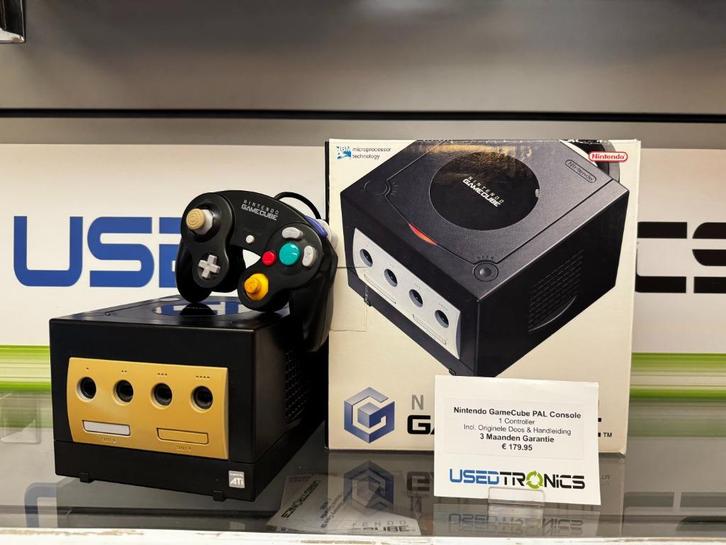 Nintendo GameCube - Pal Console | 1 Controller | Incl. Doos, Spelcomputers en Games, Spelcomputers | Nintendo GameCube, Gebruikt