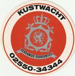 Sticker Kustwacht (1), Verzamelen, Verzenden, Zo goed als nieuw, Overige typen