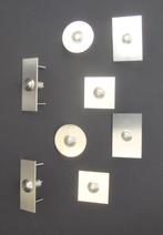 luxe beldrukkers in RVS op=op voor € 15,00 / hoge korting !, Tuin en Terras, Tuinwanddecoratie, Ophalen of Verzenden, Nieuw