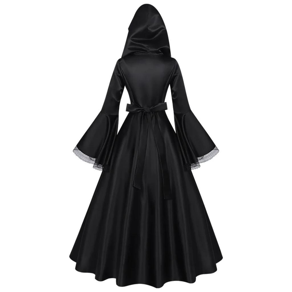 Victoriaanse Kleding Gothic Kleding Kopen ≥ Lange Zwarte Gothic Jurk  (renaissance Victoriaanse, image size:1024x1024