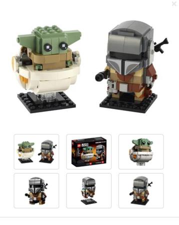 75317 LEGO BrickHeadz Star Wars The Mandalorian & The Child beschikbaar voor biedingen