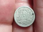 10 cent 1916 zilver (07), Postzegels en Munten, Munten | Nederland, Ophalen of Verzenden, Koningin Wilhelmina, 10 cent, Zilver