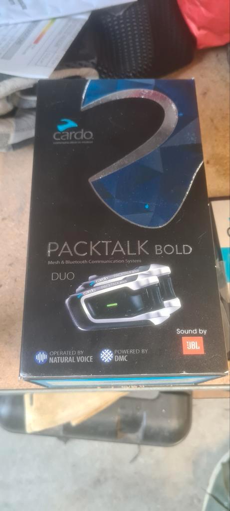 Cardo Packtalk Bold - Motor Communicatiesysteem, Motoren, Accessoires | Navigatiesystemen, Gebruikt, Ophalen of Verzenden