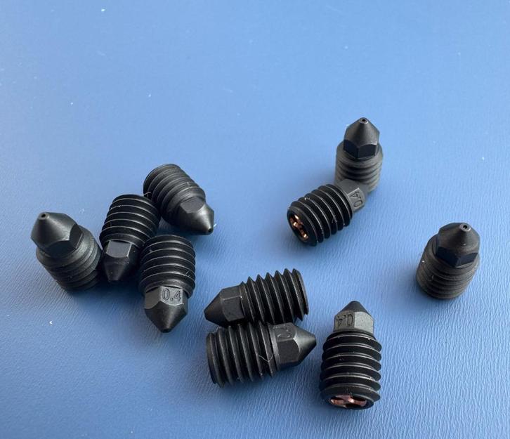 12x CHT High Flow hardened steel nozzles 0.4mm NIEUW, Computers en Software, 3D-printerbenodigheden, Nieuw, Ophalen of Verzenden