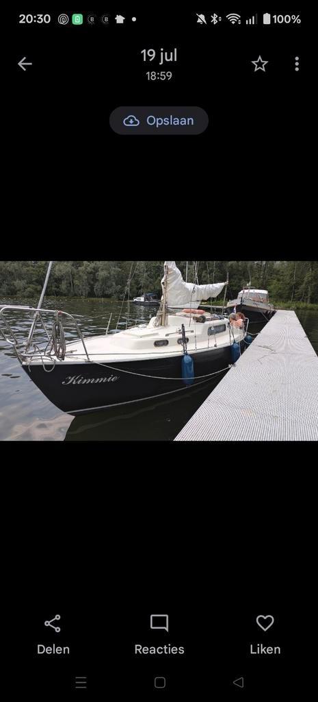 Fijn zeilschip Albin Vega 27 te koop., Watersport en Boten, Zeilen en Zeiltoebehoren, Gebruikt, Overige typen, 15 tot 30 m², 6 meter of meer