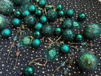 Kerstballen Groen 42 Stuks Div Formaten en Vormen, Ophalen of Verzenden, Zo goed als nieuw