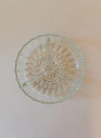 VINTAGE GLAZEN HAPJESSCHAAL/VAKJESSCHAAL | Ø 18,5 CM, Glas of Glazen, -, Ophalen of Verzenden, Glas
