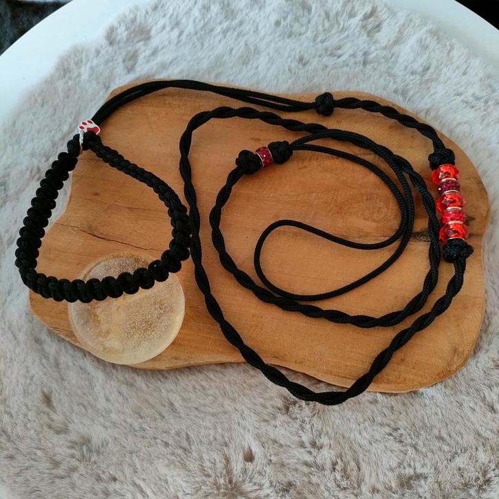 Showlijn zwart, Dieren en Toebehoren, Honden-accessoires, Nieuw, Ophalen of Verzenden