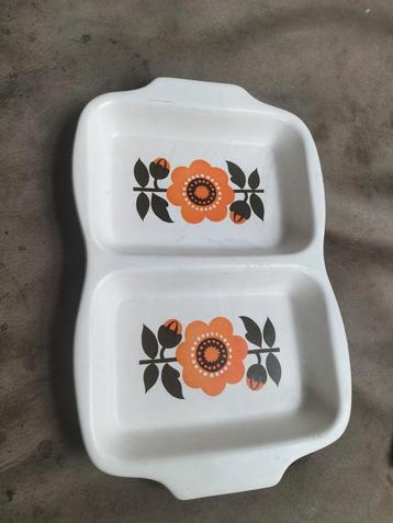 Vintage Flora Keramiek Gouda Schaal beschikbaar voor biedingen