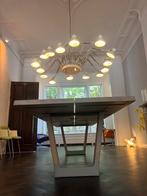 Arco base 100x320cm in eiken white wash naturel beton, 200 cm of meer, Ophalen of Verzenden, Zo goed als nieuw, Vijf personen of meer