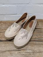 DWRS - Prachtige leren espadrilles maat 40 - Nieuw - DWARS, DWRS, Beige, Nieuw, Ophalen of Verzenden