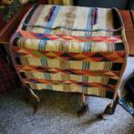 Handgemaakt Rugdekje/Bankleuning met Opbergzakken, Ophalen of Verzenden