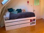 IKEA SLAKT bed met lades compleet met matras en latten bodem, Huis en Inrichting, Slaapkamer | Bedden, Ophalen, 90 cm, Eenpersoons