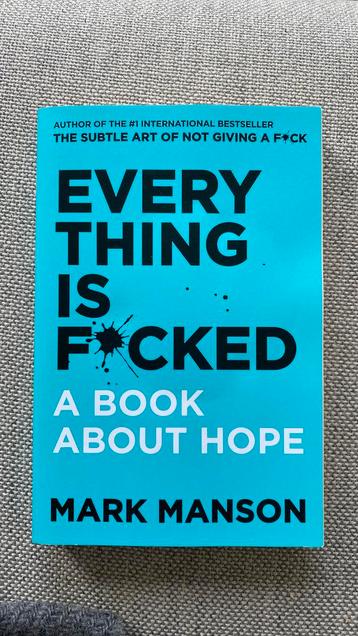 Everything is f*cked - Mark Manson - ongelezen, nieuw beschikbaar voor biedingen