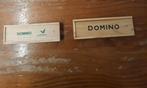2x houten domino., Ophalen of Verzenden, Gebruikt