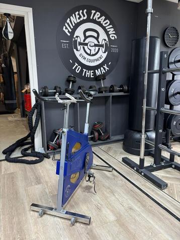 Nette, stille Hometrainer/spinning Body Bike/BodyBike blauw beschikbaar voor biedingen